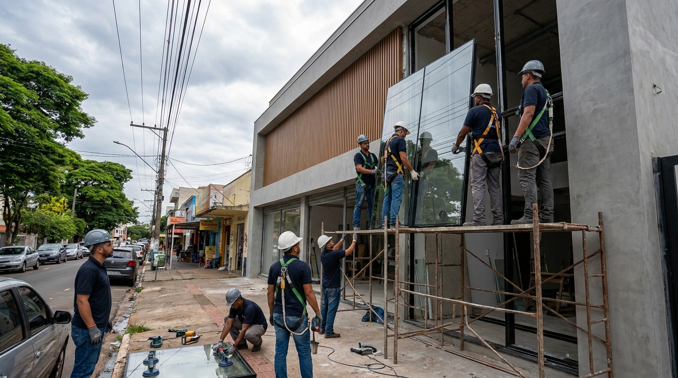 Fachada de Vidro em Campina Grande‑PB