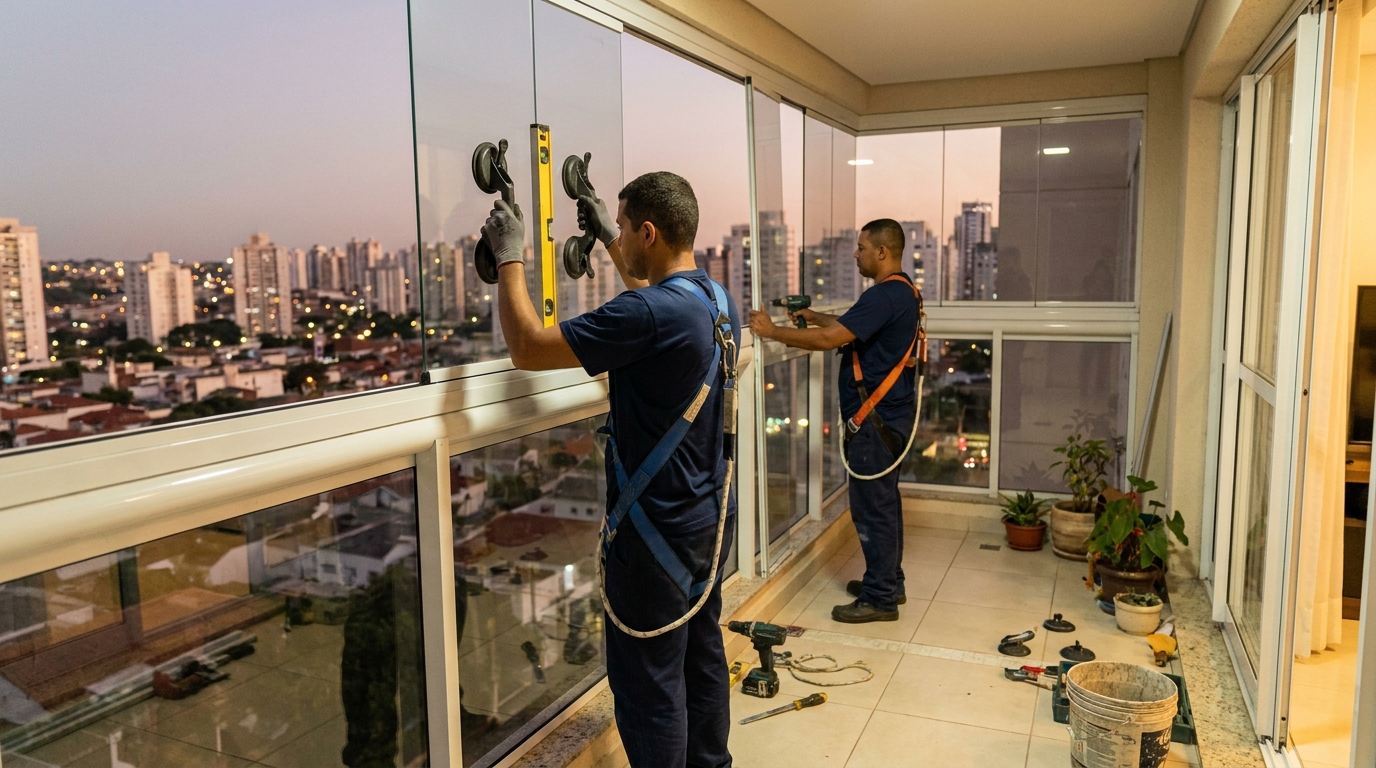 Parede de Vidro em Campina Grande‑PB