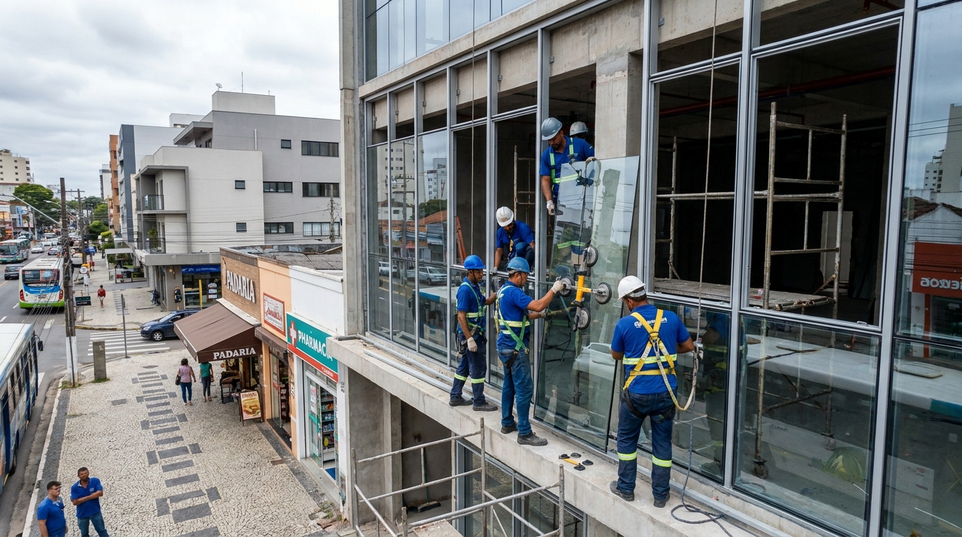 Fachada de Vidro em Campina Grande‑PB